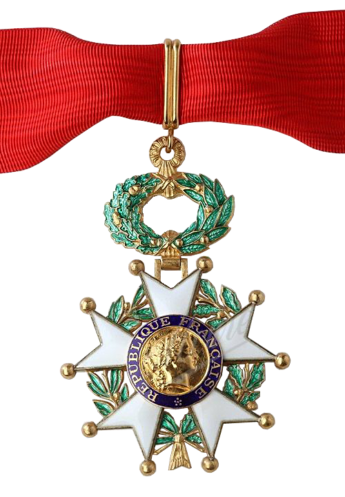 Insigne de Commandeur de la Légion d'honneur.